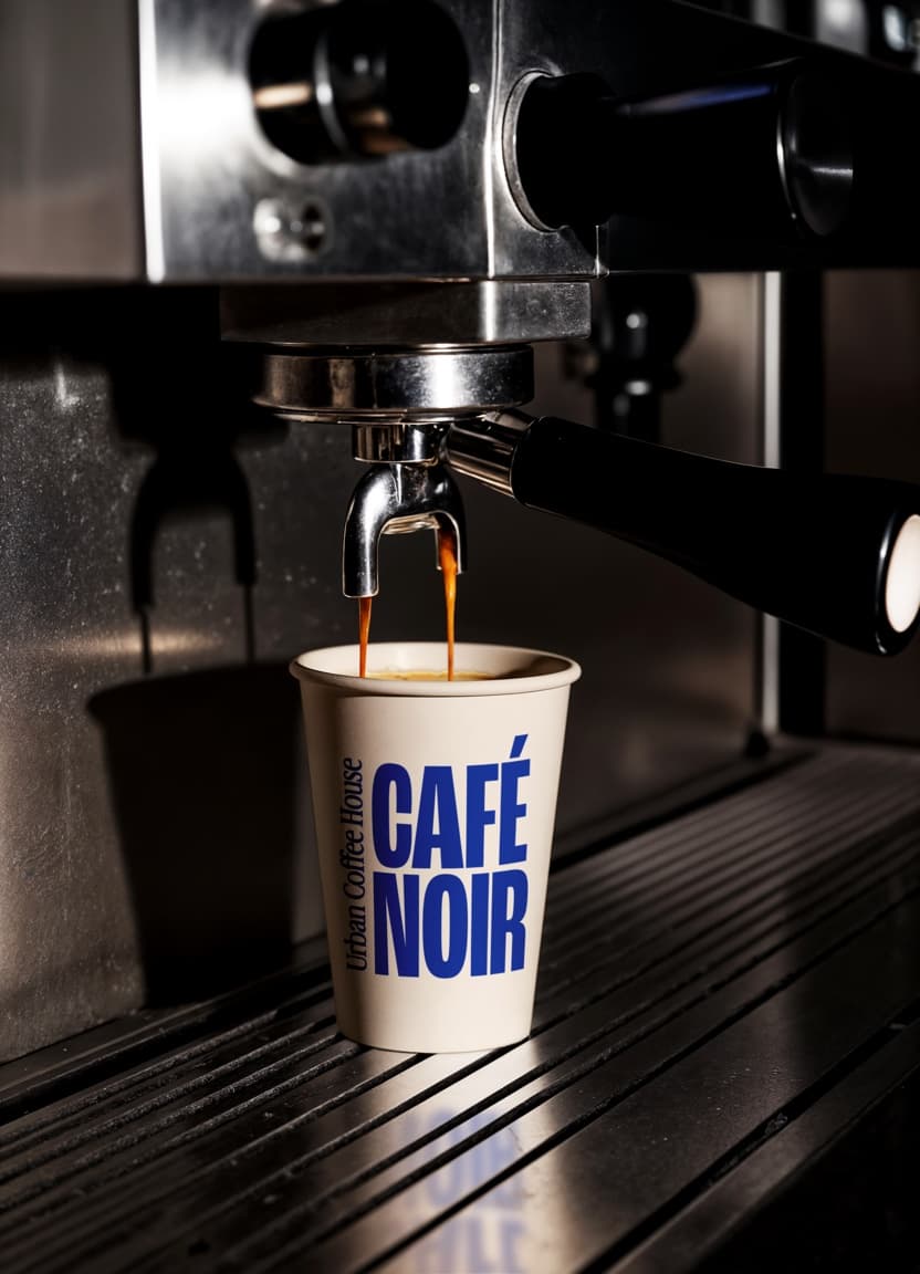 A cup of coffee at Café Noir